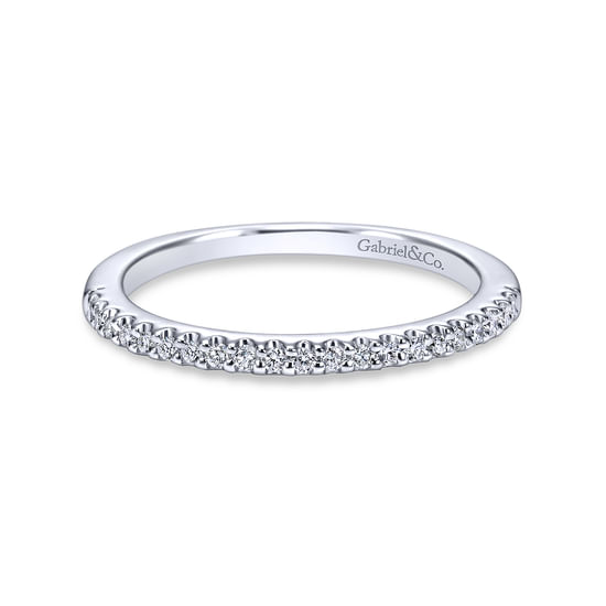 Gabriel - 18K White Gold Matching Wedding Band