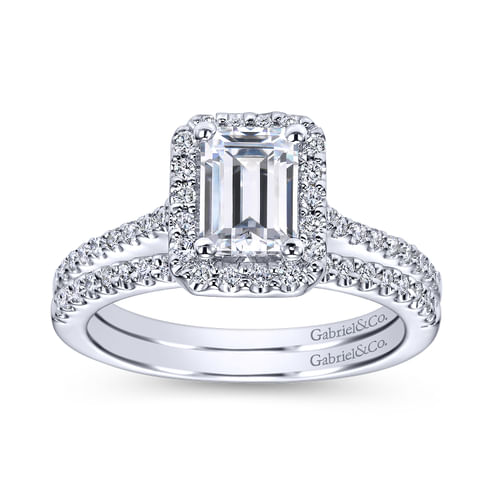 18K White Gold Matching Wedding Band