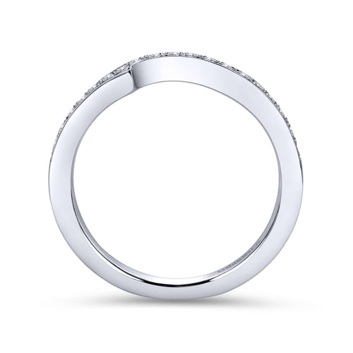 18K White Gold Matching Wedding Band