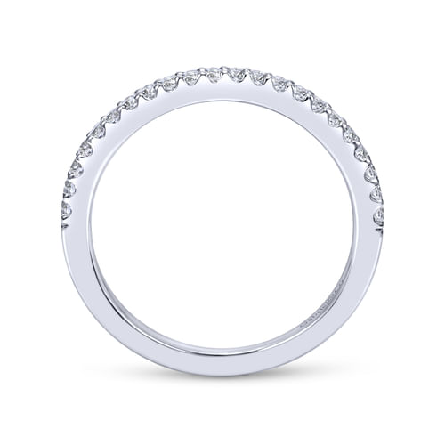 18K White Gold Matching Wedding Band