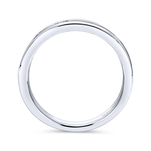 18K White Gold Matching Wedding Band