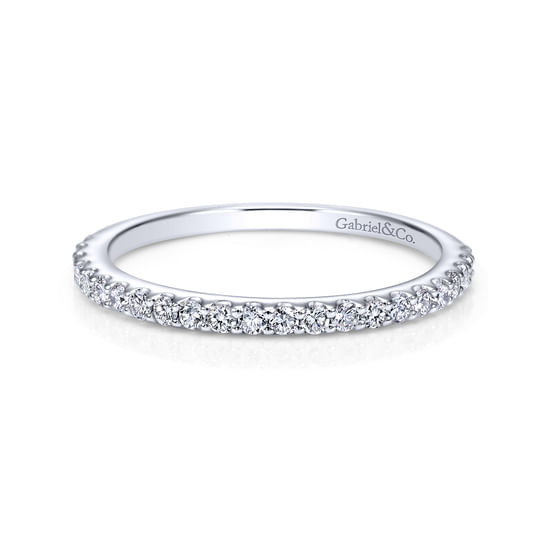 Gabriel - 18K White Gold Matching Wedding Band
