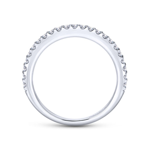 18K White Gold Matching Wedding Band