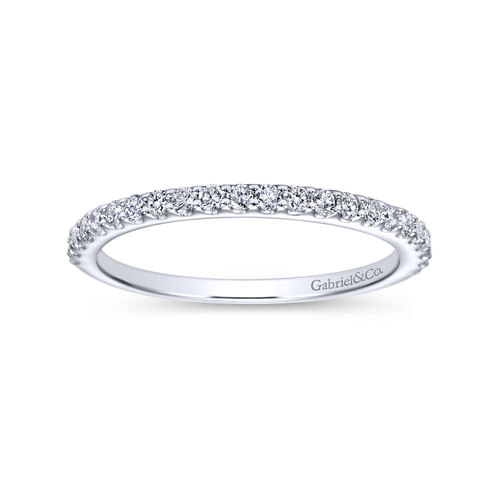 18K White Gold Matching Wedding Band