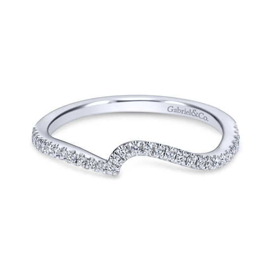 Gabriel - 18K White Gold Matching Wedding Band