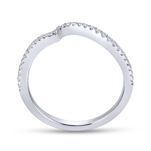 18K White Gold Matching Wedding Band