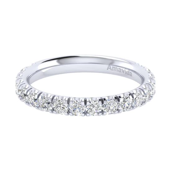 Gabriel - 18K White Gold Matching Wedding Band