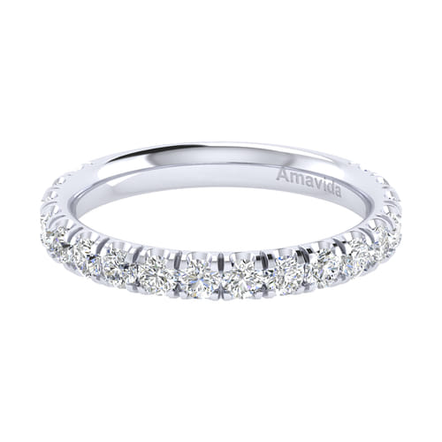 18K White Gold Matching Wedding Band 18K White Gold Matching Wedding Band