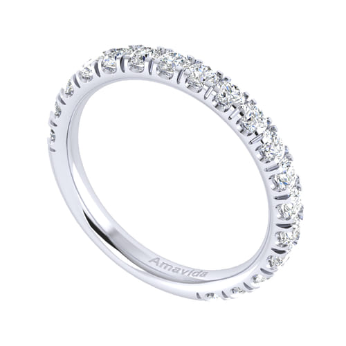 18K White Gold Matching Wedding Band 18K White Gold Matching Wedding Band