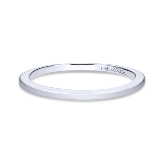 Gabriel - 18K White Gold Matching Wedding Band