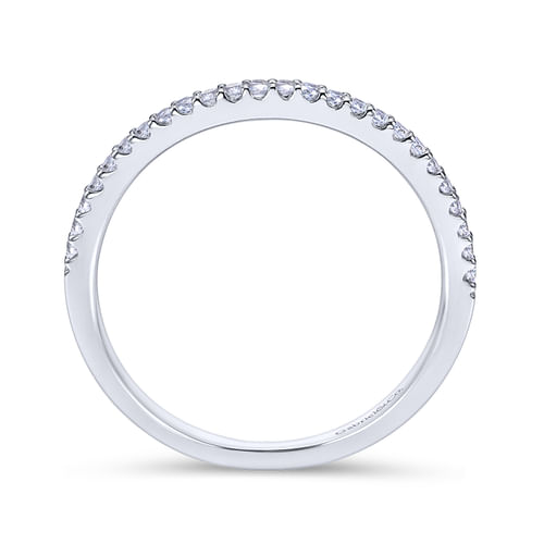 18K White Gold Matching Wedding Band