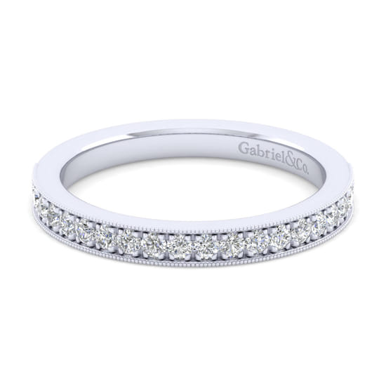 Gabriel - 18K White Gold Matching Wedding Band