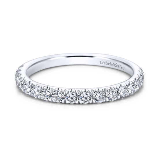 Gabriel - 18K White Gold Matching Wedding Band
