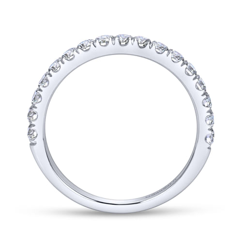 18K White Gold Matching Wedding Band
