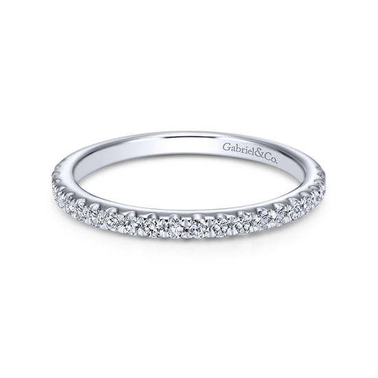 Gabriel - 18K White Gold Matching Wedding Band