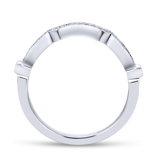 18K White Gold Matching Wedding Band