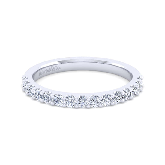 Gabriel - 18K White Gold Matching Wedding Band