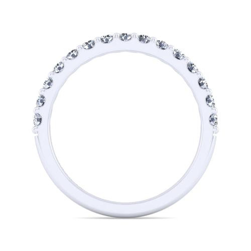18K White Gold Matching Wedding Band