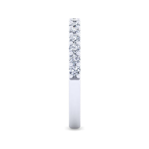 18K White Gold Matching Wedding Band