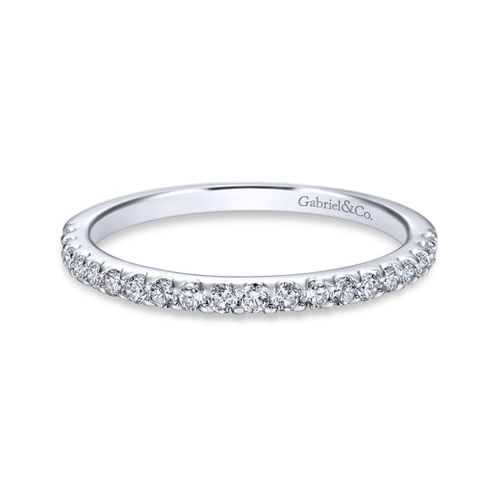 Gabriel - 18K White Gold Matching Wedding Band