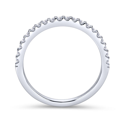 18K White Gold Matching Wedding Band