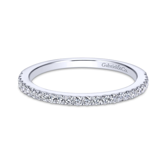 Gabriel - 18K White Gold Matching Wedding Band