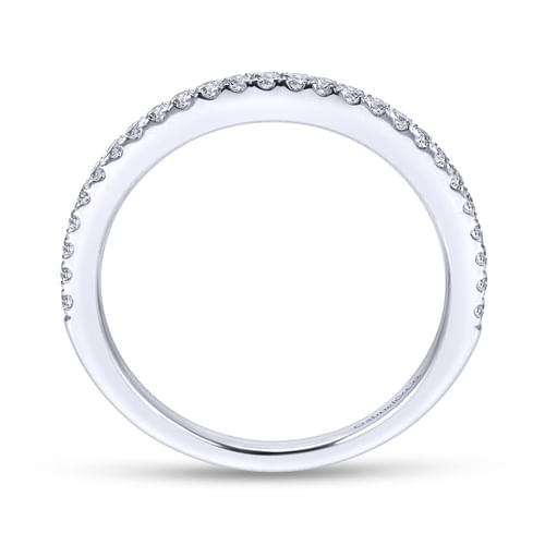 18K White Gold Matching Wedding Band