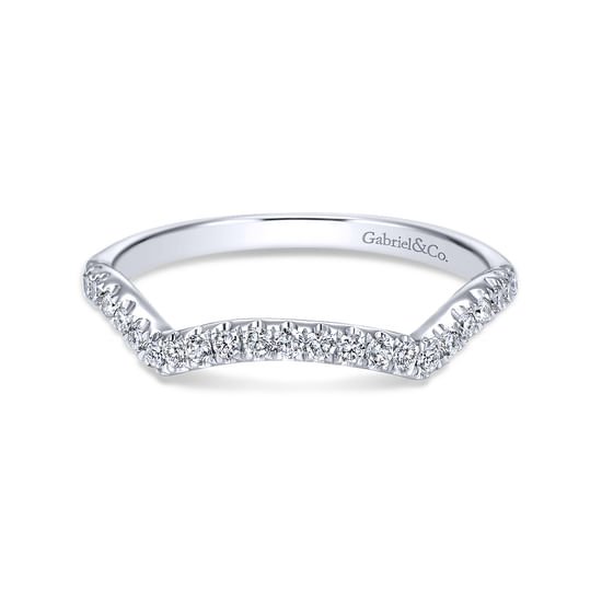 Gabriel - 18K White Gold Matching Wedding Band