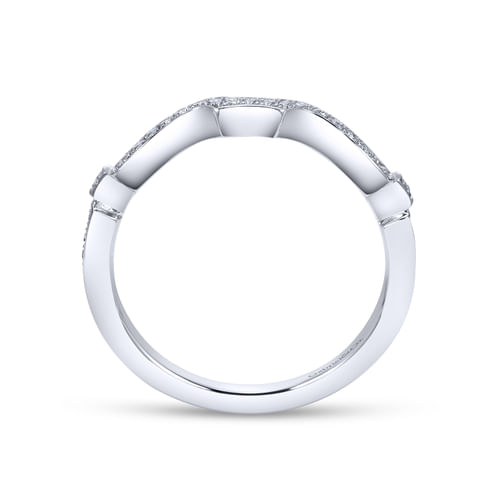 18K White Gold Matching Wedding Band