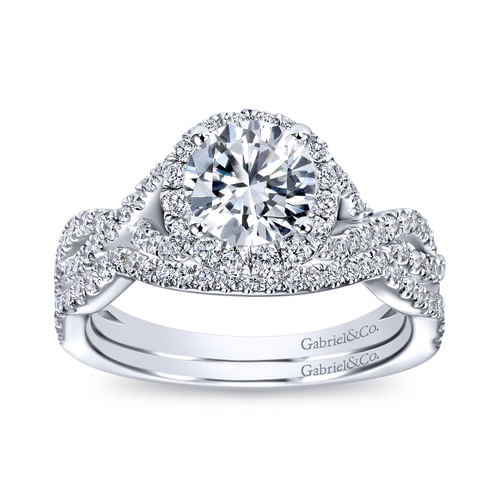 18K White Gold Matching Wedding Band