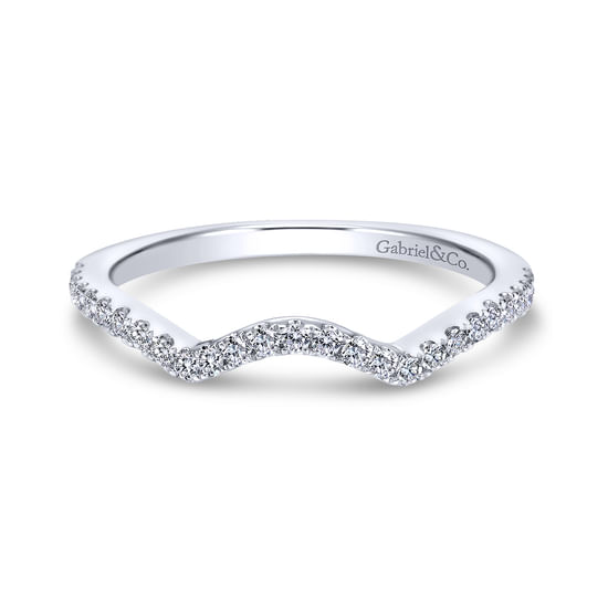 Gabriel - 18K White Gold Matching Wedding Band