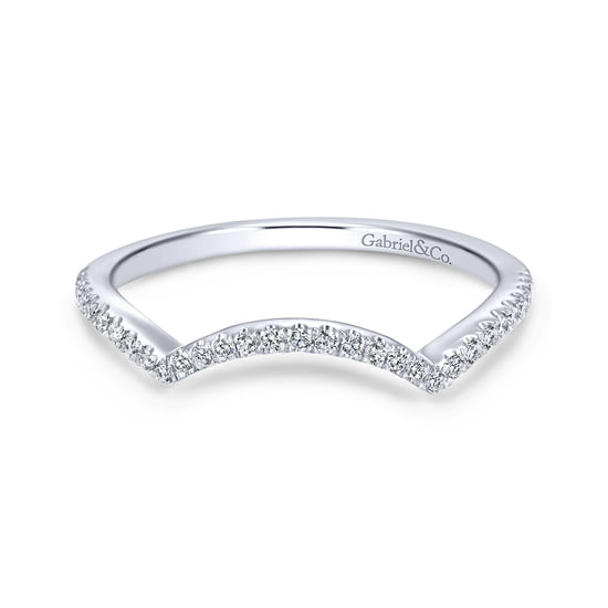 Gabriel - 18K White Gold Matching Wedding Band