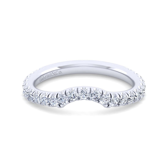 Gabriel - 18K White Gold Matching Wedding Band