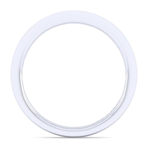 18K White Gold Matching Wedding Band