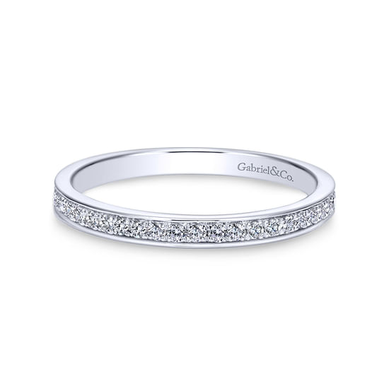Gabriel - 18K White Gold Matching Wedding Band