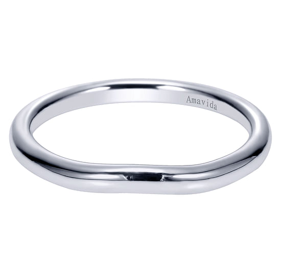 Gabriel - 18K White Gold Matching Wedding Band