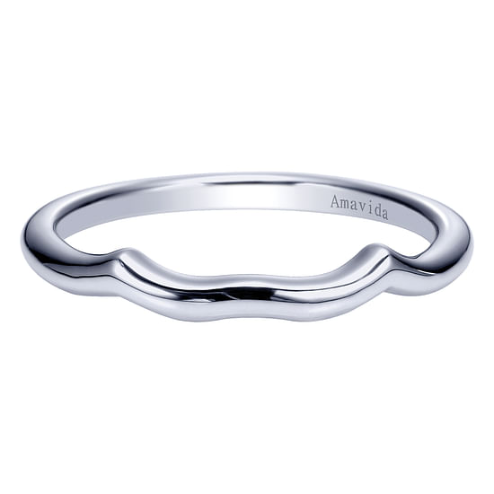 Gabriel - 18K White Gold Matching Wedding Band