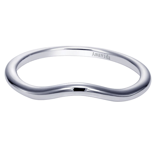 Gabriel - 18K White Gold Matching Wedding Band