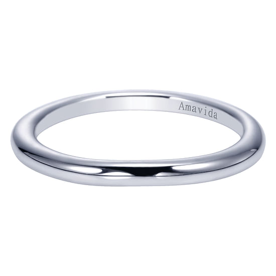 Gabriel - 18K White Gold Matching Wedding Band