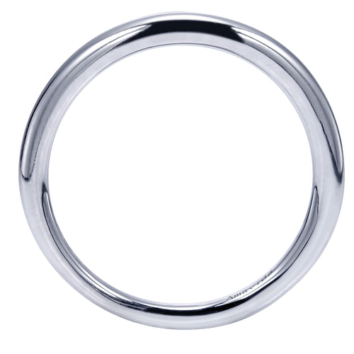 18K White Gold Matching Wedding Band