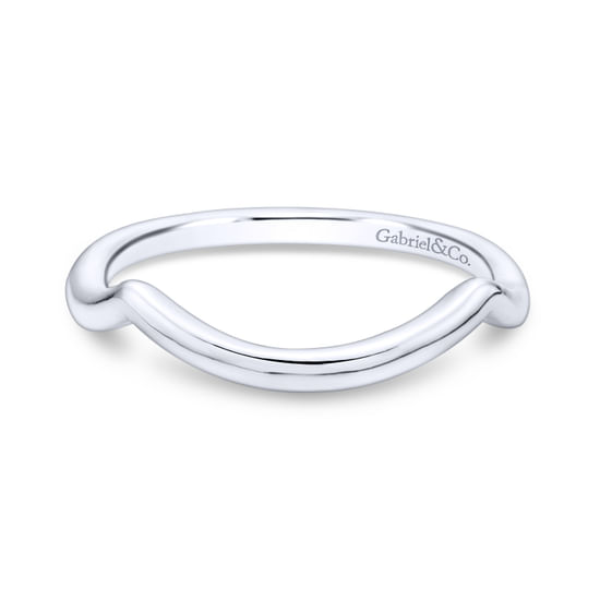 Gabriel - 18K White Gold Matching Wedding Band