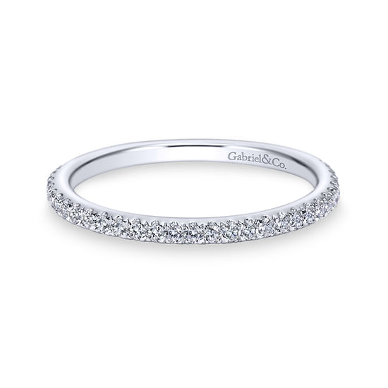 Gabriel - 18K White Gold Matching Wedding Band