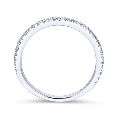 18K White Gold Matching Wedding Band