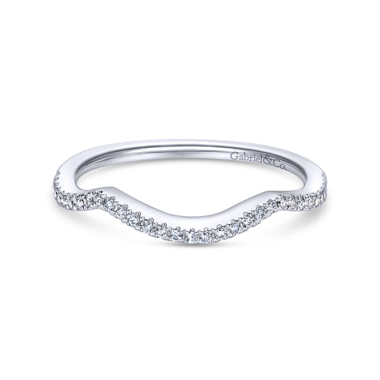 Gabriel - 18K White Gold Matching Wedding Band
