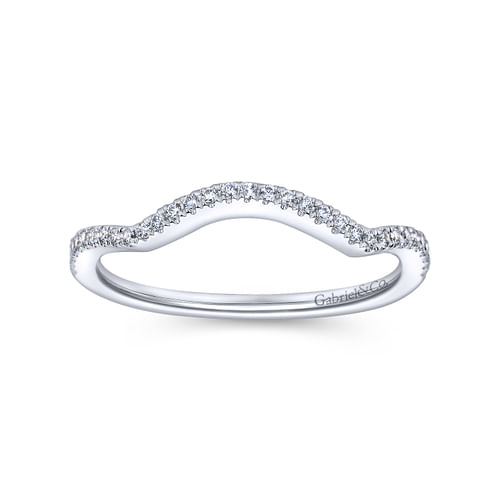 18K White Gold Matching Wedding Band