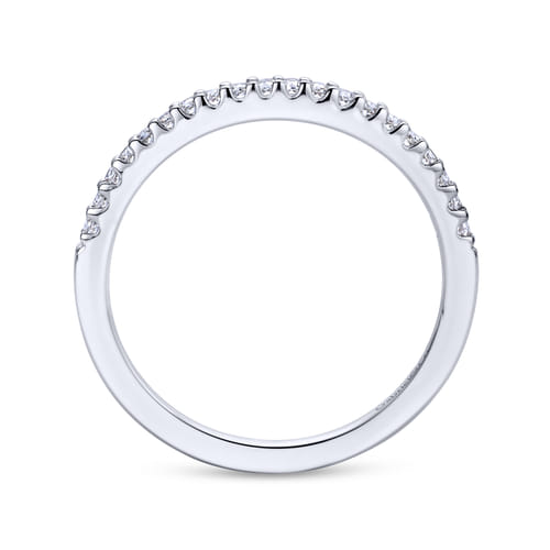 18K White Gold Matching Wedding Band