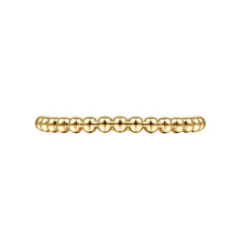 18K Yellow Gold Bujukan Stackable Ring