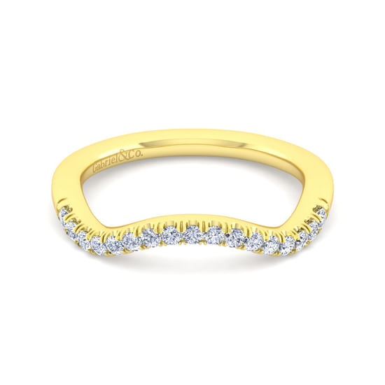 Gabriel - 18K Yellow Gold Matching Wedding Band