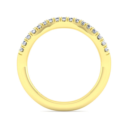 18K Yellow Gold Matching Wedding Band