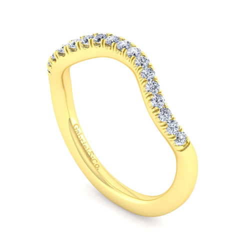 18K Yellow Gold Matching Wedding Band